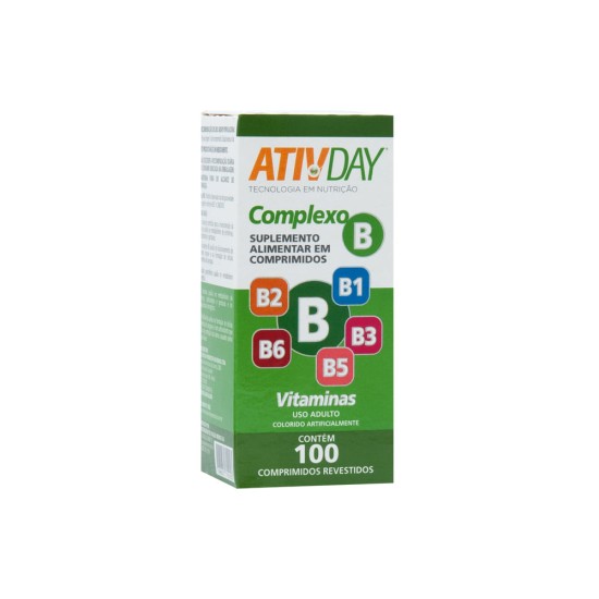 Ativday Complexo B Com 100 Comprimidos