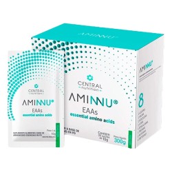 Aminnu EAAs Sabor Limão 10g 30 Sachês Central Nutrition Aminnu EAAs Sabor Limão 10g 30 Sachês Central Nutrition